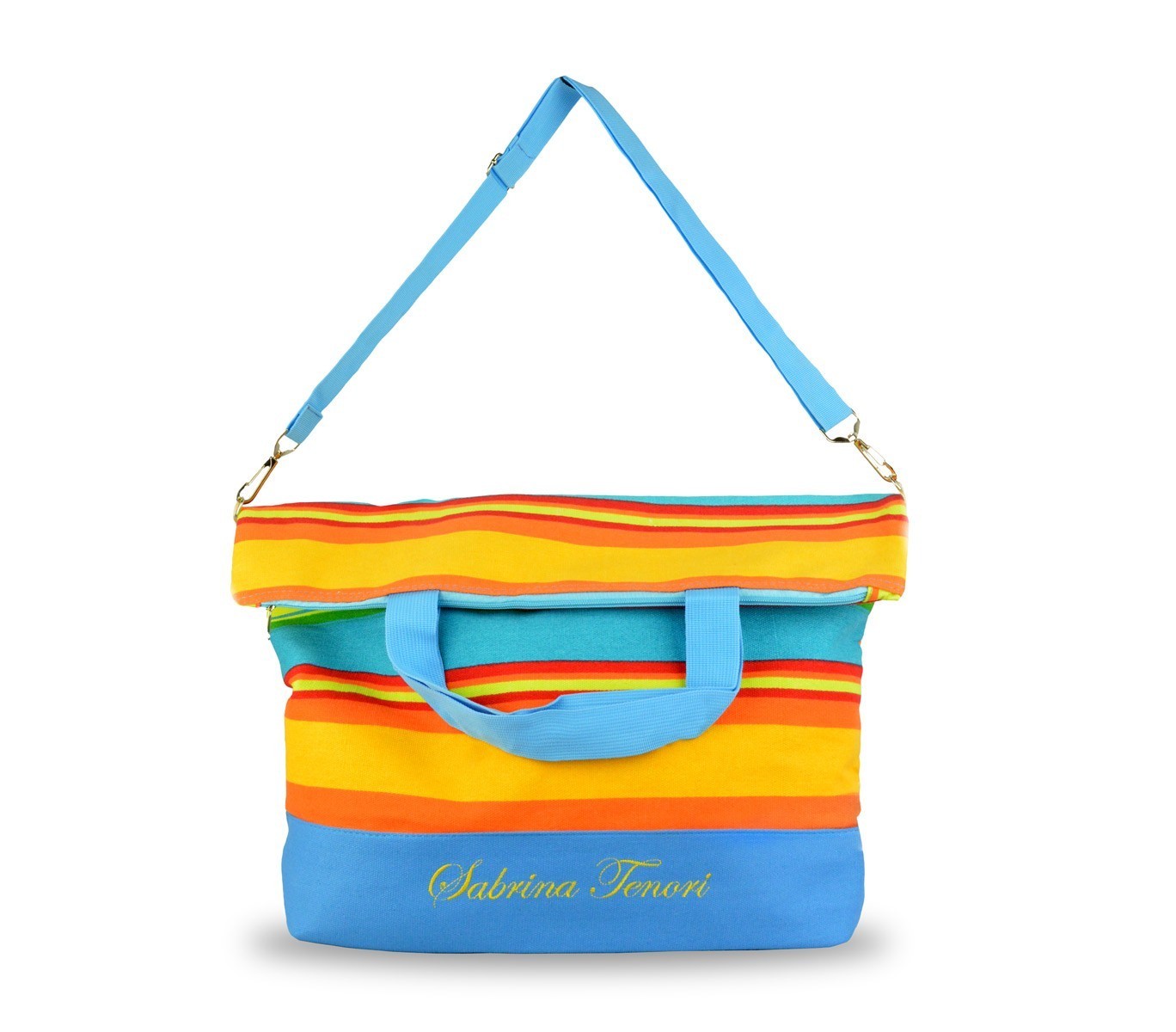 382462 Sac de plage à bandoulière Sabrina Tenori NEW LOOK fantaisie à rayures