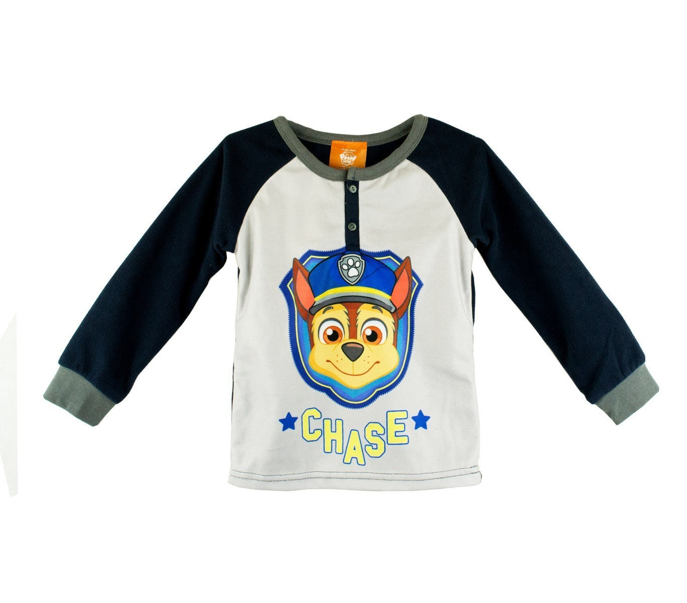22-2308 Pyjama enfant imprimé Paw Patrol en polaire manches longues de 3 à 6 ans