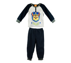 22-2308 Pyjama enfant imprimé Paw Patrol en polaire manches longues de 3 à 6 ans