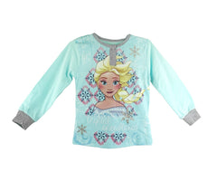 22-2281 Pyjama enfant imprimé La Reine des neiges manches longues de 3 à 7 ans 