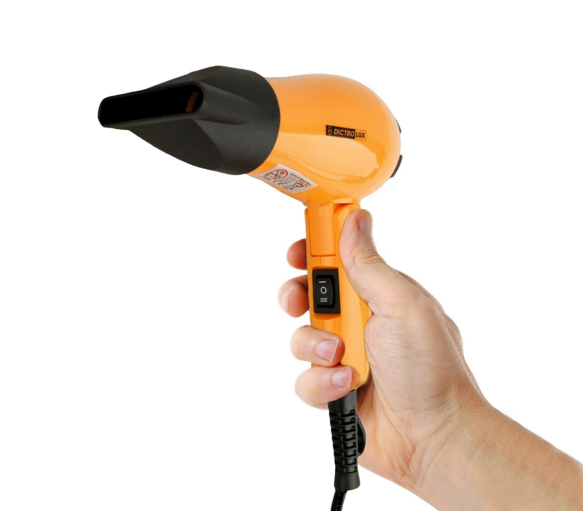 58820 Sèche-cheveux pliable DICTROLUX avec embout concentrateur et diffuseur
