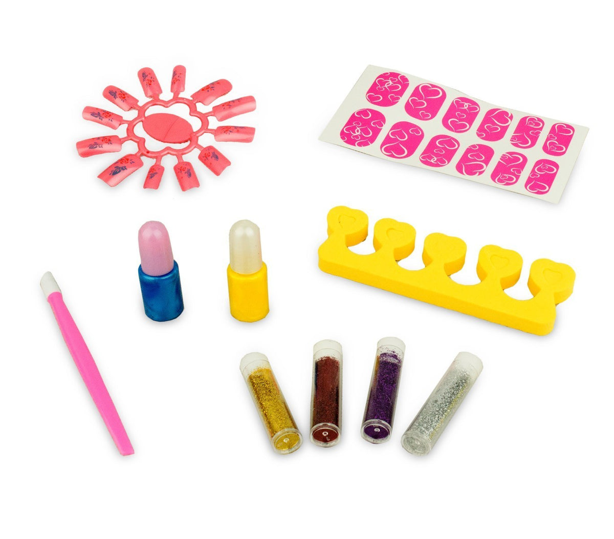 341056 Kit créatif d'ongles MAGIC NAILS 2 vernis à ongles et autres accessoires