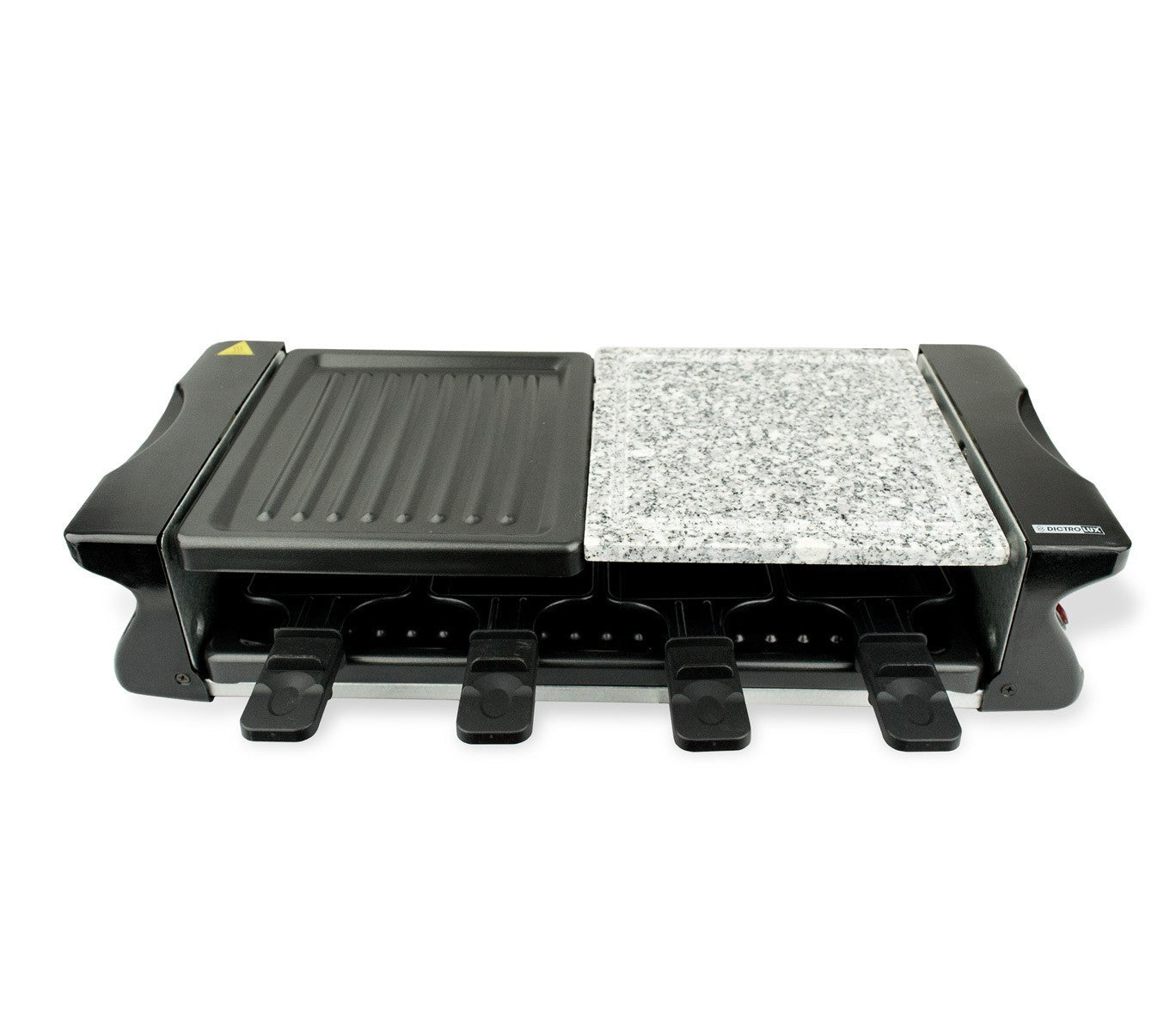 871101 Appareil à raclette 3 en 1 DICTROLUX pierre à cuire 8 personnes 1200W 