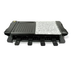 871101 Appareil à raclette 3 en 1 DICTROLUX pierre à cuire 8 personnes 1200W 