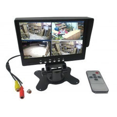 Camera - TV - Moniteur 7 pouces double entrée pour le CCTV et magnétoscope