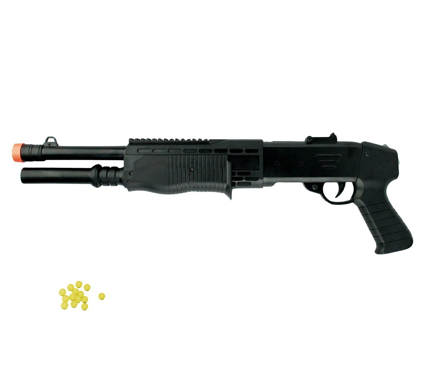 397264 Fusil à bille en plastique pour enfant double canon calibre 6 mm