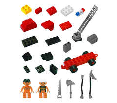 339534 Playset de briques de construction VIGILI DEL FUOCO 67 éléments CIGIOKI