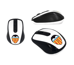 MUSWN3-VAL Souris optique TECHMADE avec nano récepteur usb logo de Valencia FC