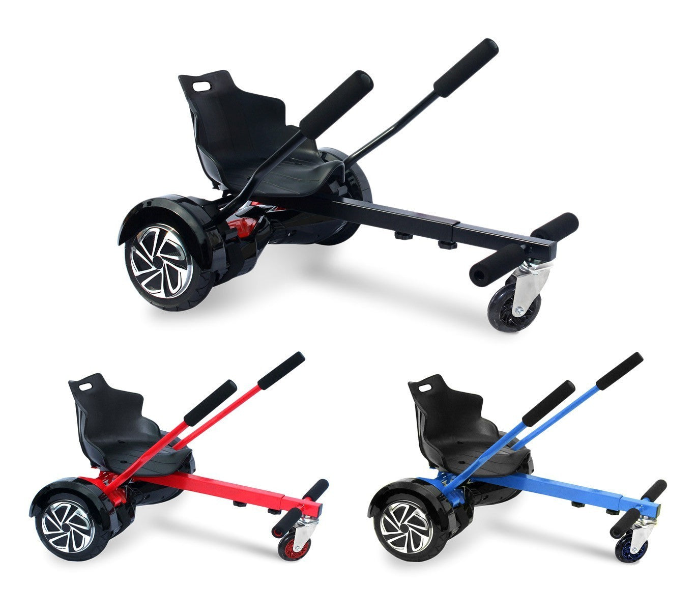 Siège réglable pour HOVERBOARD compatible avec roues 6,5 à 10 pouces go-kart