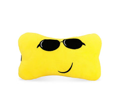 4594 Coussin appuie-tête émoticône pour voiture FREETIME idée cadeau 