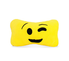 4594 Coussin appuie-tête émoticône pour voiture FREETIME idée cadeau 