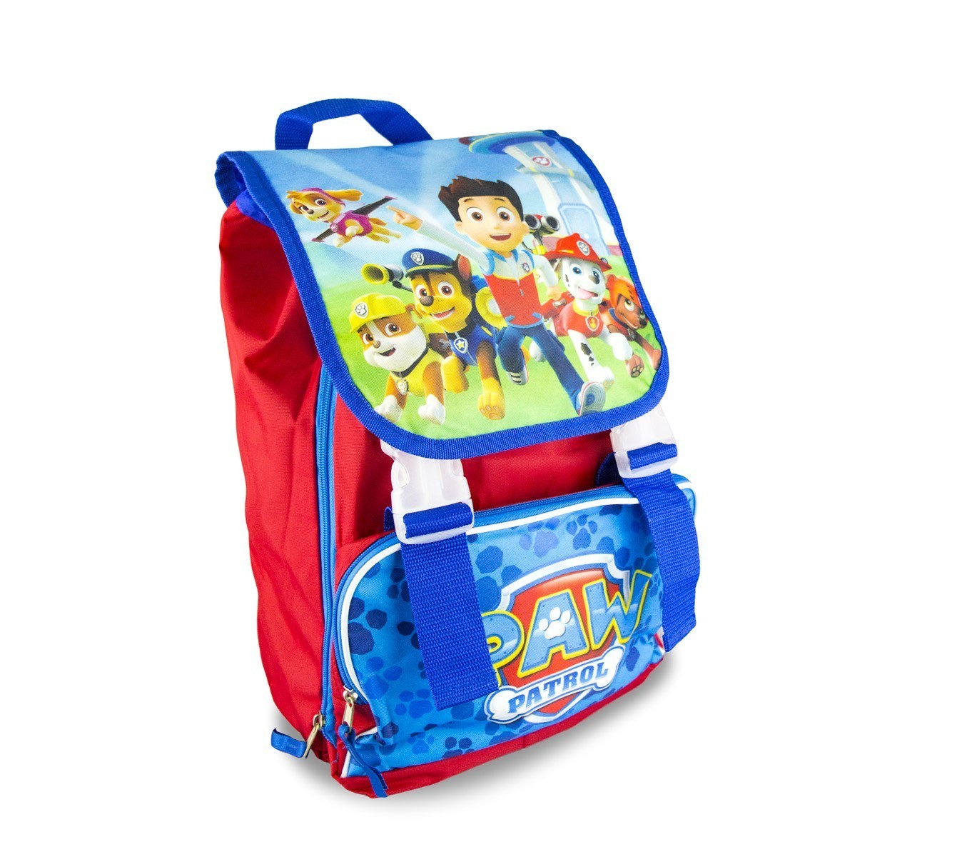 21-1416 Cartable extensible pour enfant en maternelle PAW PATROL poche frontale