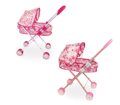 981012 Poussette pour poupée avec parasol idéal pour les enfants