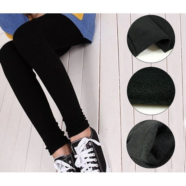 Leggins pour femmes effet thermique, élastique intérieur