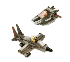 340646 Playset de briques de construction AEREO MILITARE  3 EN 1 CIGIOKI 126 pcs