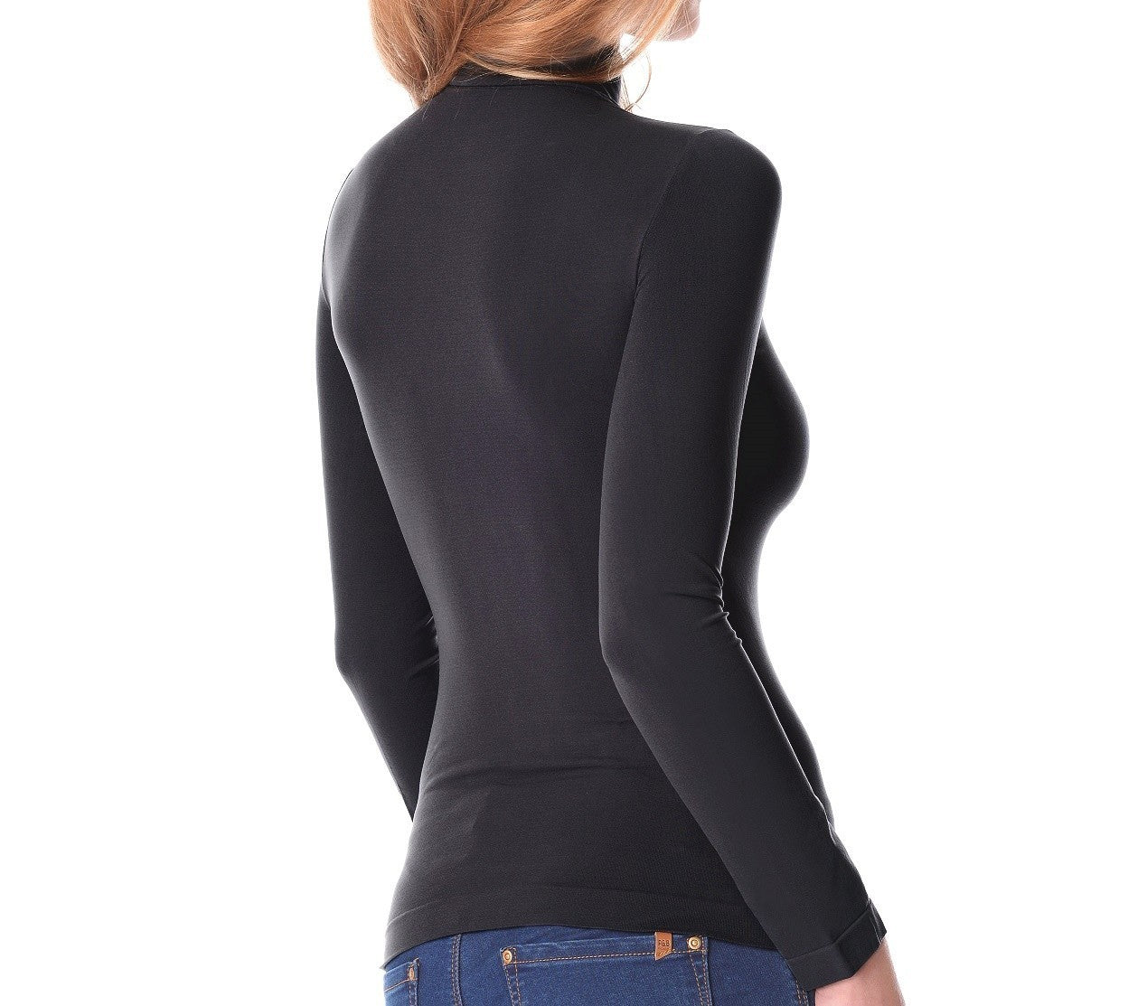 VKA21 Pack de 5 sous-pulls thermiques doublure polaire ass. Trisha col cheminée