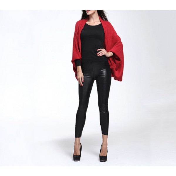 Cardigan modèle Sevia décontracté et élégant avec manches chauve-souris