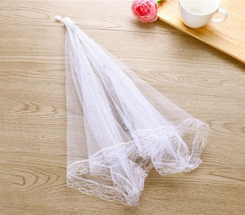 4349 Cloche alimentaire protège-aliments couleur blanche 40 x 28 cm