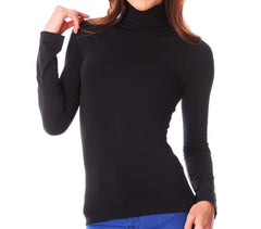 VKA22 Pack 5 sous-pulls col roulé thermiques avec doublure polaire ass. Caren