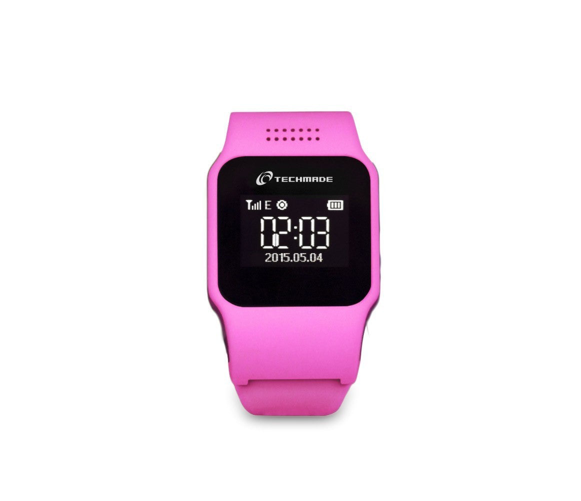 Smartwatch Techmade T-WATCH TECHWATCH-PK ROSE avec fente pour carte sim et gps