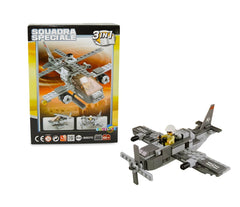 640653 Playset de briques de construction AEREO MILITARE CIGIOKI 144 pièces