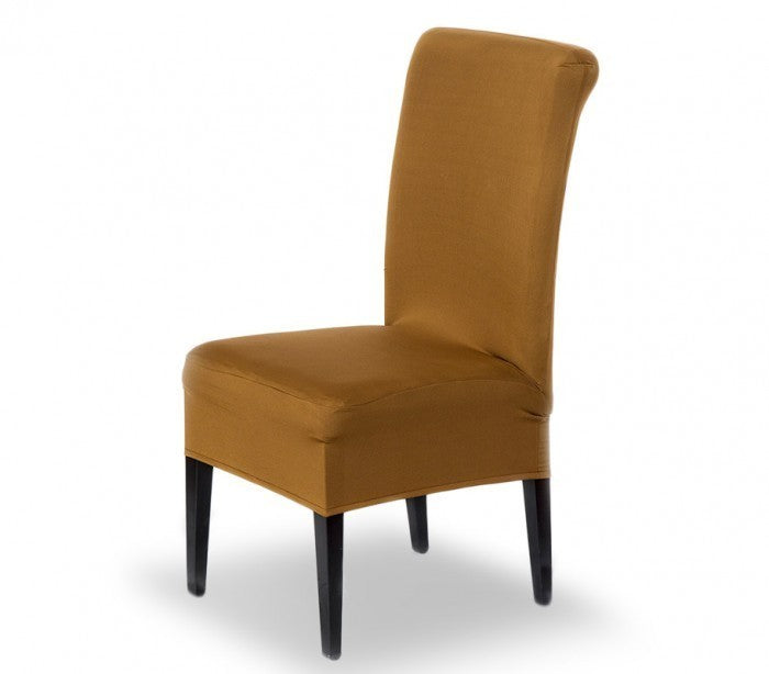 4701 Set de 4 housses de chaise en tissu élastique idéal pour cuisine et salon