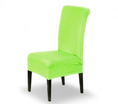 4701 Set de 4 housses de chaise en tissu élastique idéal pour cuisine et salon