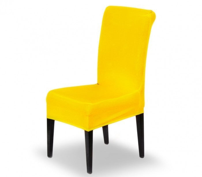 4702 Set de 6 housses de chaise en tissu élastique idéal pour cuisine et salon