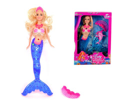 305782 Poupée Betty princesse sirène avec des accessoires en deux couleurs