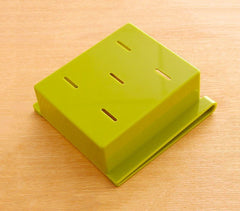 4348 Pack de 4  Tiroirs coulissant de rangement pour réfrigérateur 12x15x5,7 cm
