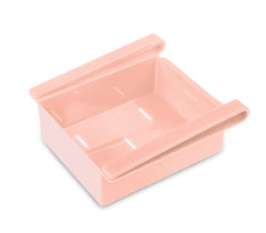 4348 Pack de 4  Tiroirs coulissant de rangement pour réfrigérateur 12x15x5,7 cm