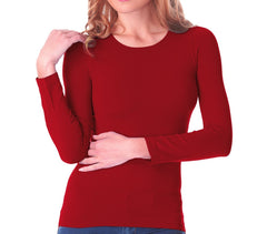 VKA20 Pack de 5 sous-pulls Suami manches longues col rond femme effet thermique