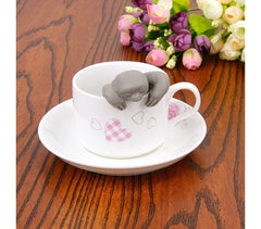 4358 Infuseur à thé en silicone en forme de paresseux pour tasse