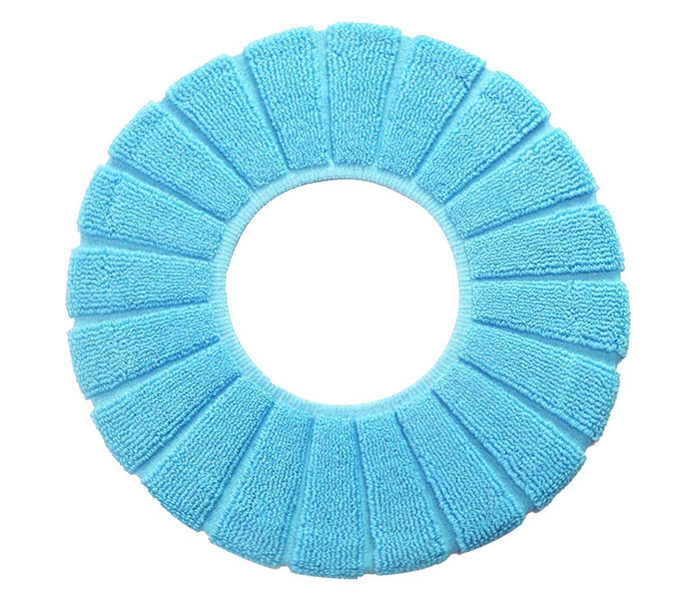 4367 Couvre-siège en tissu pour le wc diamètre 30 cm doux et chaud