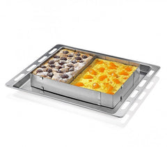 4364 Moule à gâteau rectangulaire avec diviseur réglable en acier