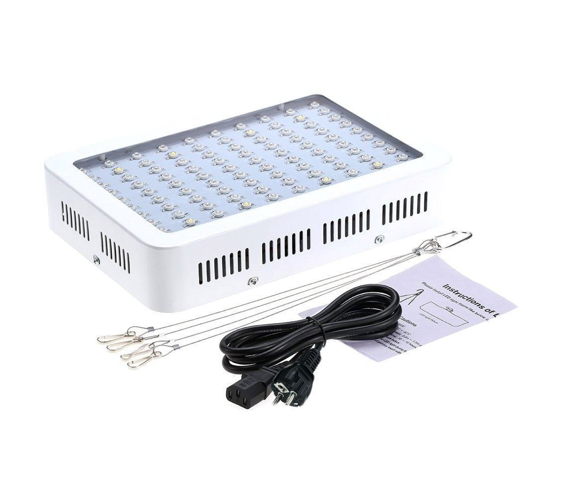 4373 Lampe LED horticole 300W pour culture en intérieur 100 led de 3W crochet