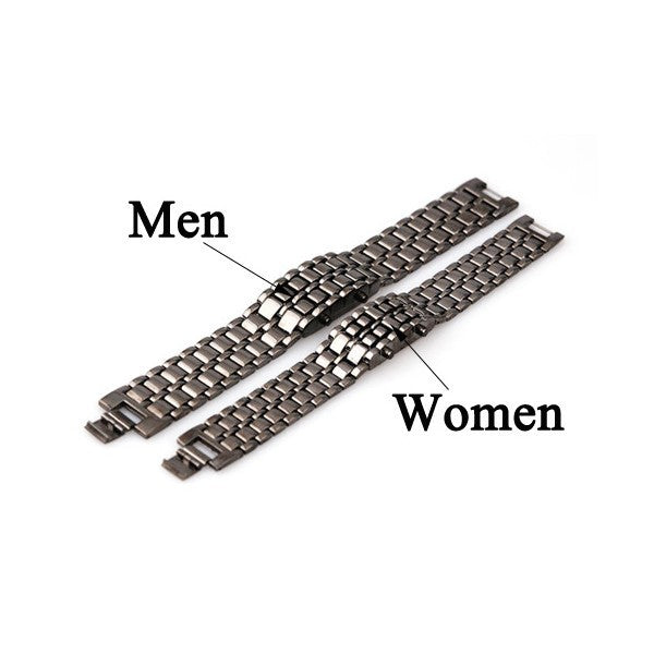 Montre numérique LED samouraï modèle de bracelet de fer métallique