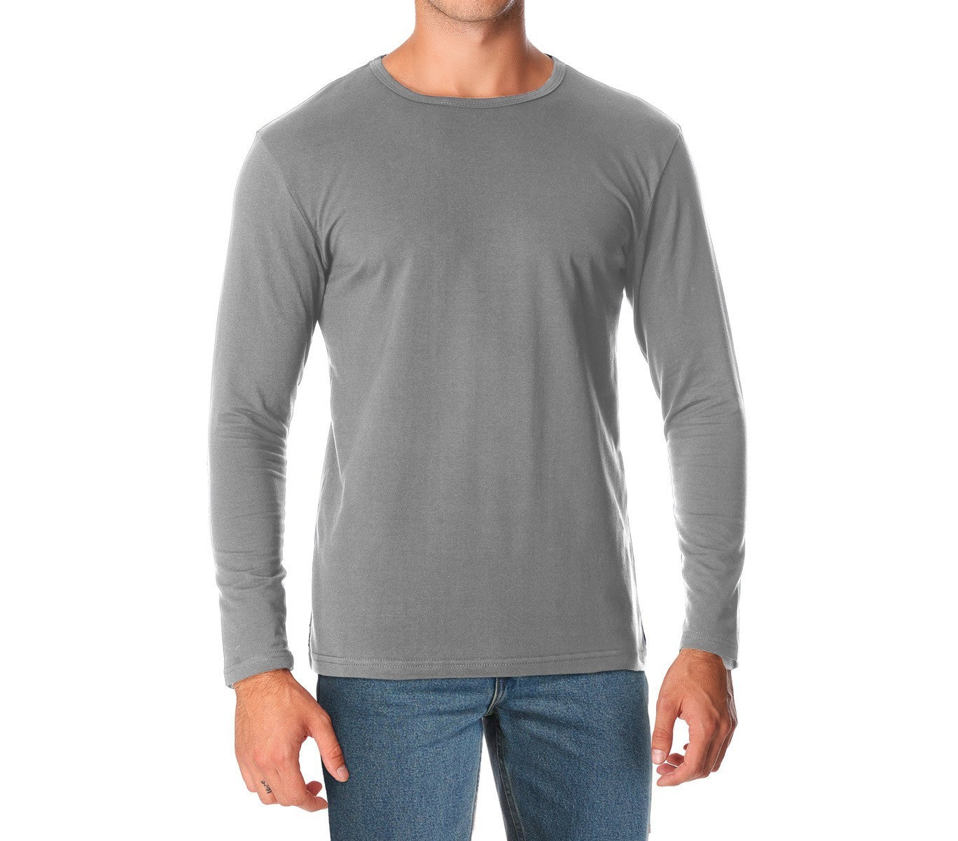 VKA26 Pack de 5 sous-pulls ORLANDO col rond pour homme slim effet thermique