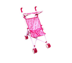 160237  Poussette pour poupée CIGIOKI pliable avec capote 36 x 25 x 53 cm