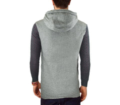 87329 Veste pour homme modèle Sedrik coupe asymétrique détails sur manches