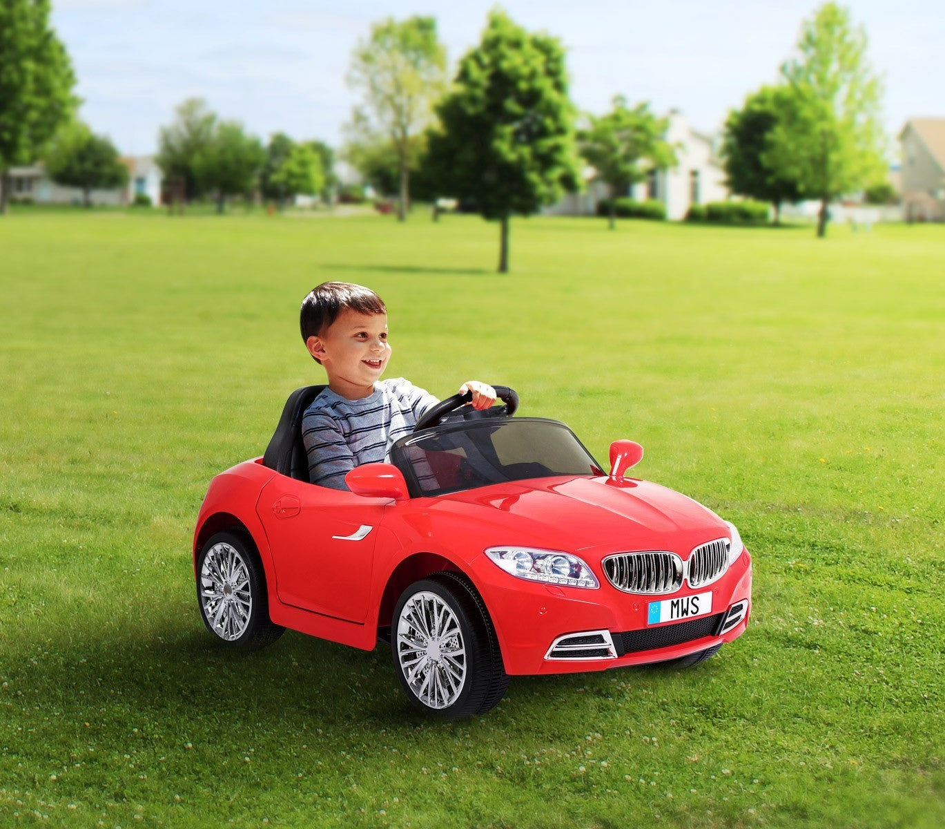 Voiture électrique LT861 pour enfants Crazy portes automatiques et 2 vitesses