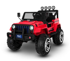 Voiture électrique LT863pour enfant JEEP SPORT 4 roues motrices siège en cuir 