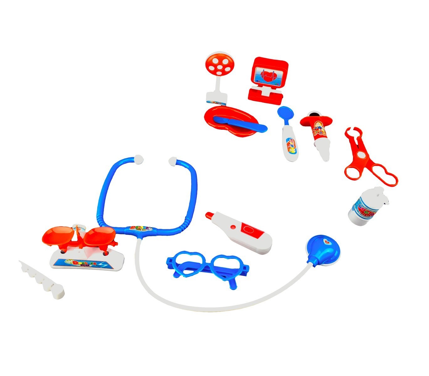 100424 Playset docteur avec 13 accessoires fantastiques jeu éducatif 