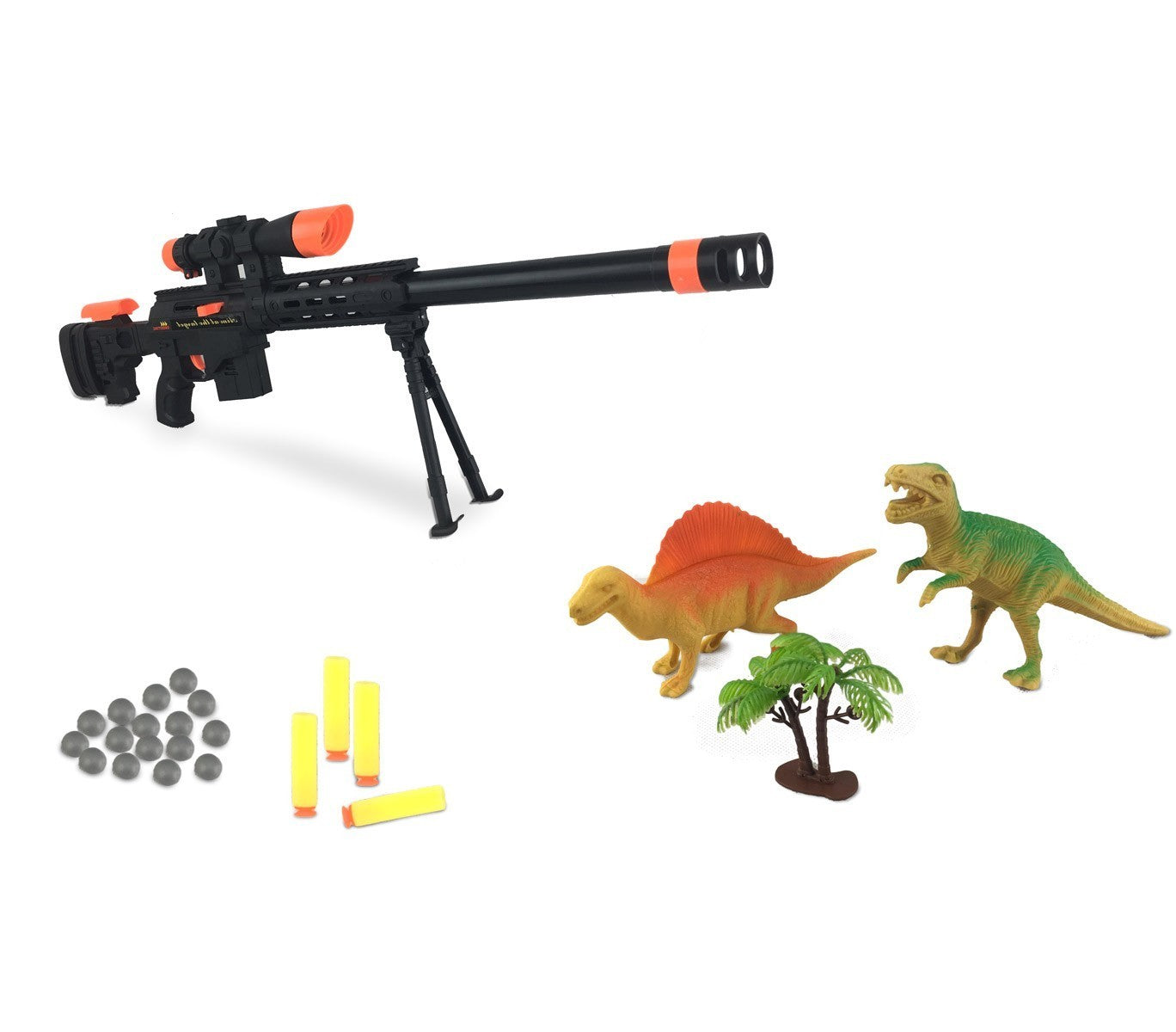 395035 Fusil à bille GUN PLAY en plastique CIGIOKI avec balles et cibles