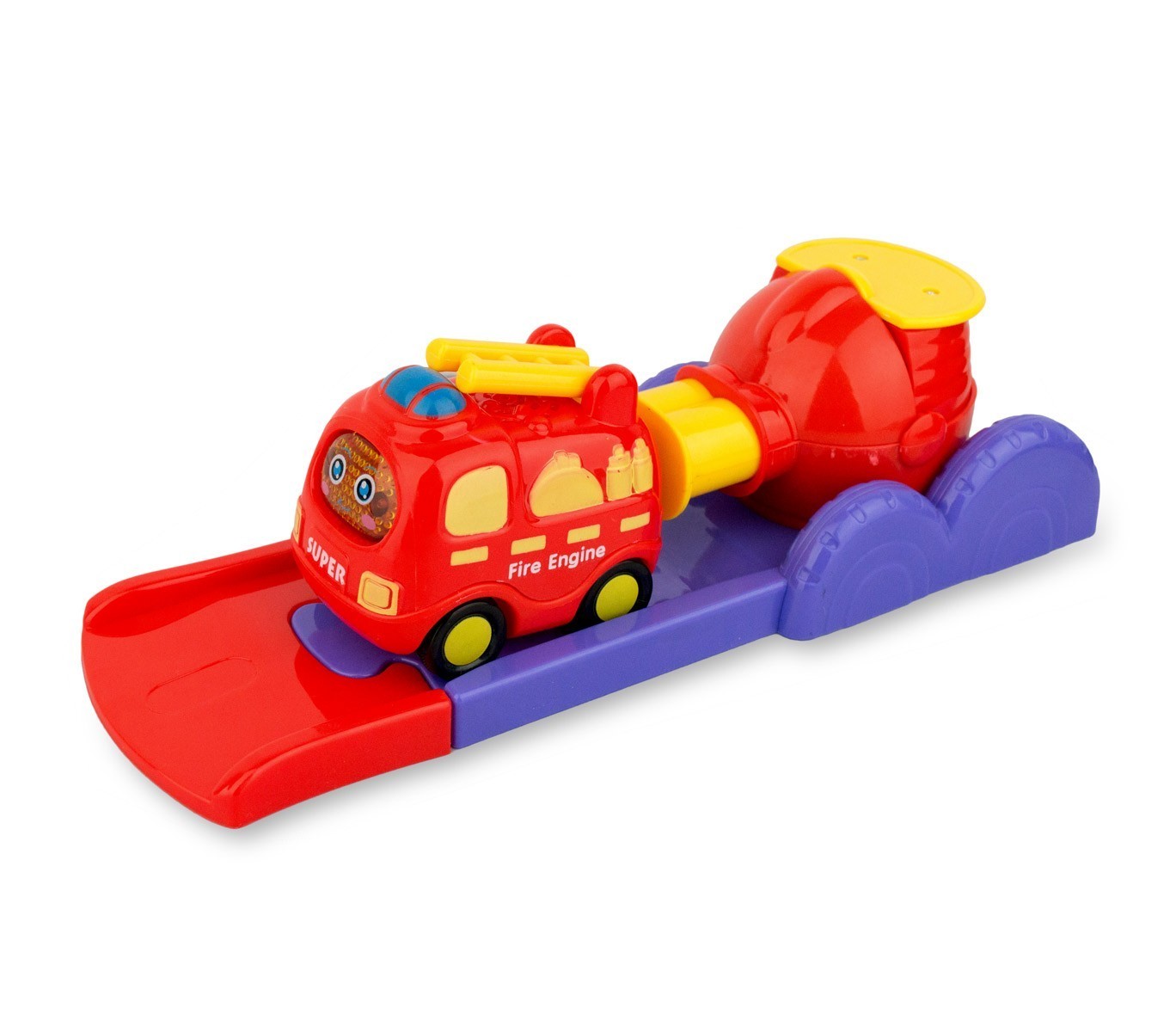 272480 Voiture avec piste et lanceur pour enfant SUPER DRIVER CIGIOKI