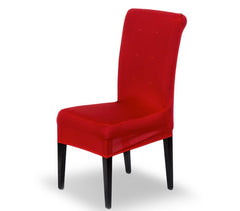 4350 4 Housses de chaise en tissu élastique idéal pour cuisine et salon