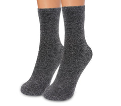 214679 Lot de 12 paires de chaussettes pailletées femme SPARKLY  taille unique