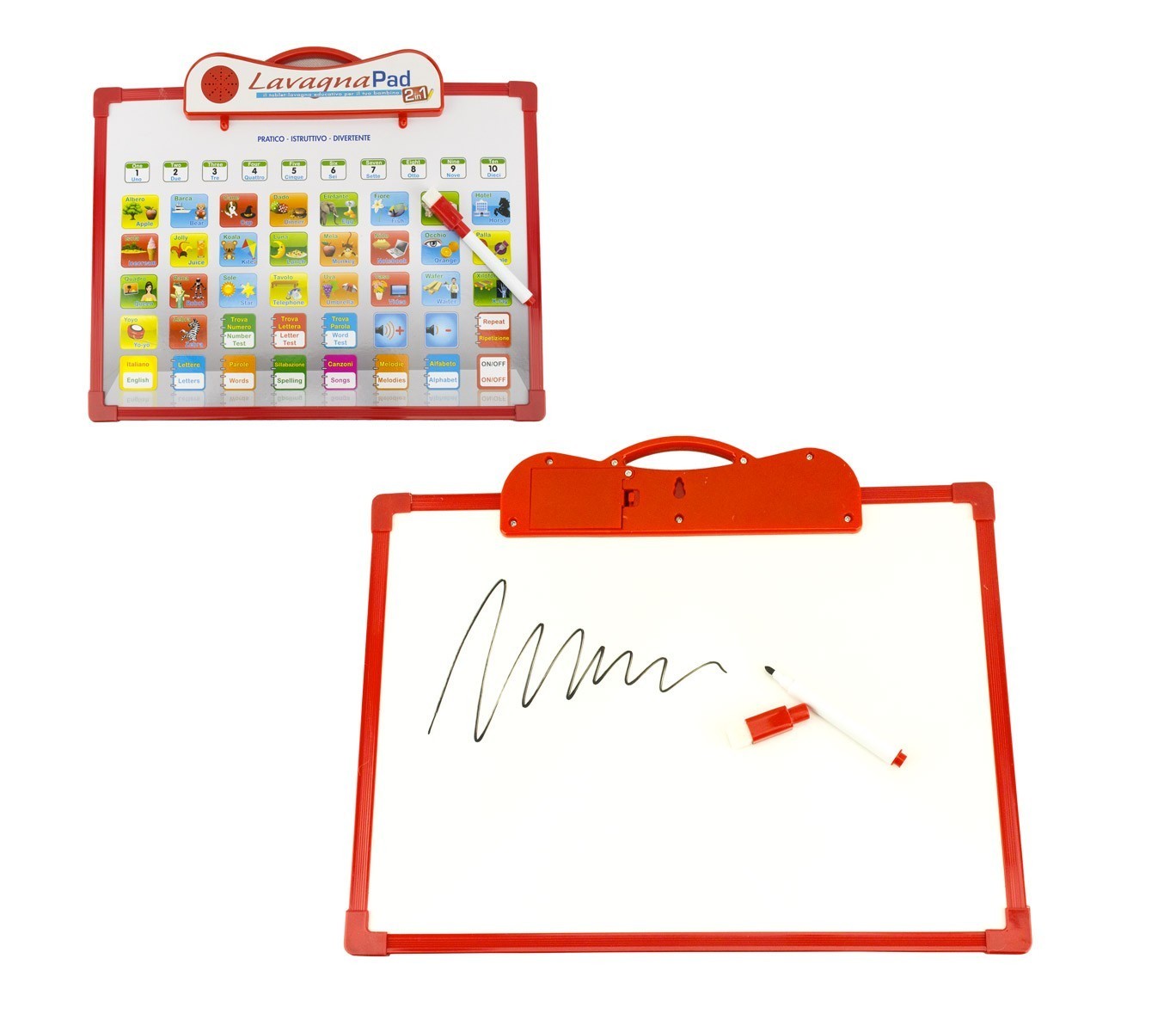 122241 Tablette d'apprentissage intéractive Lavagna Pad chiffres lettres et mots