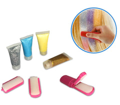 341070 Set de gel à paillettes pour cheveux CIGIOKI couleur temporaire