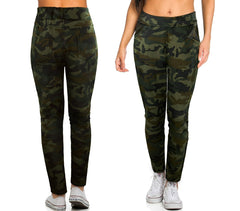 KZ-380 Pantalon imprimé camouflage pour femme modèle GIPSY tailles S au XL